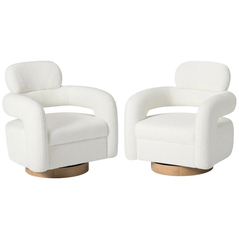 29 Wide  Swivel Chair (Set of 2)