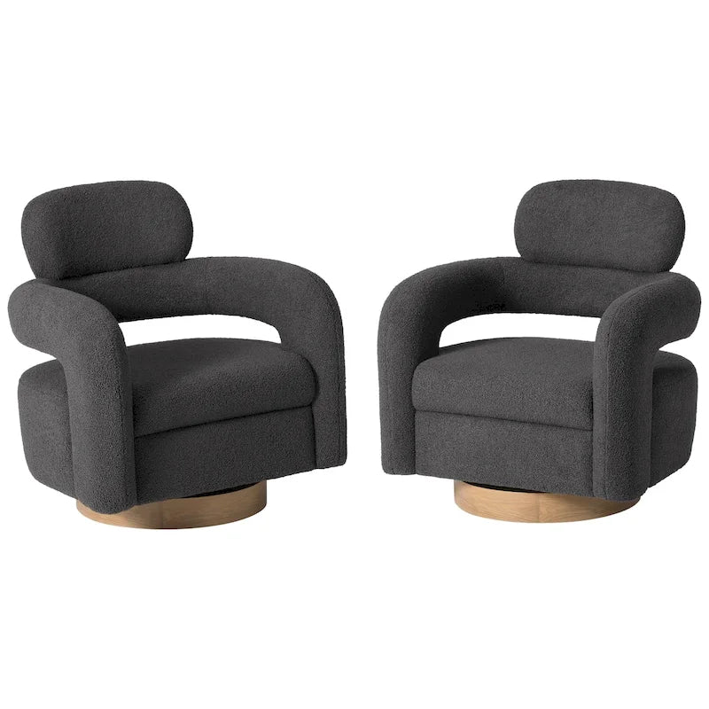 29 Wide  Swivel Chair (Set of 2)
