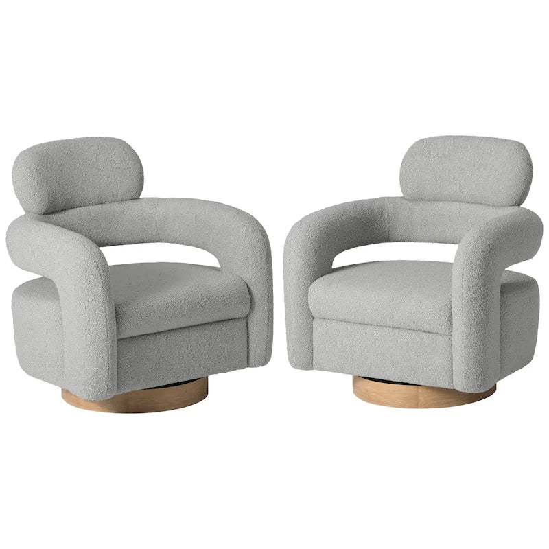 29 Wide  Swivel Chair (Set of 2)