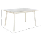 Table de salle à manger rectangulaire - 55L x 36P x 30H