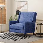 Fauteuil inclinable en tissu texturé surdimensionné, Fauteuil inclinable confortable pour le salon
