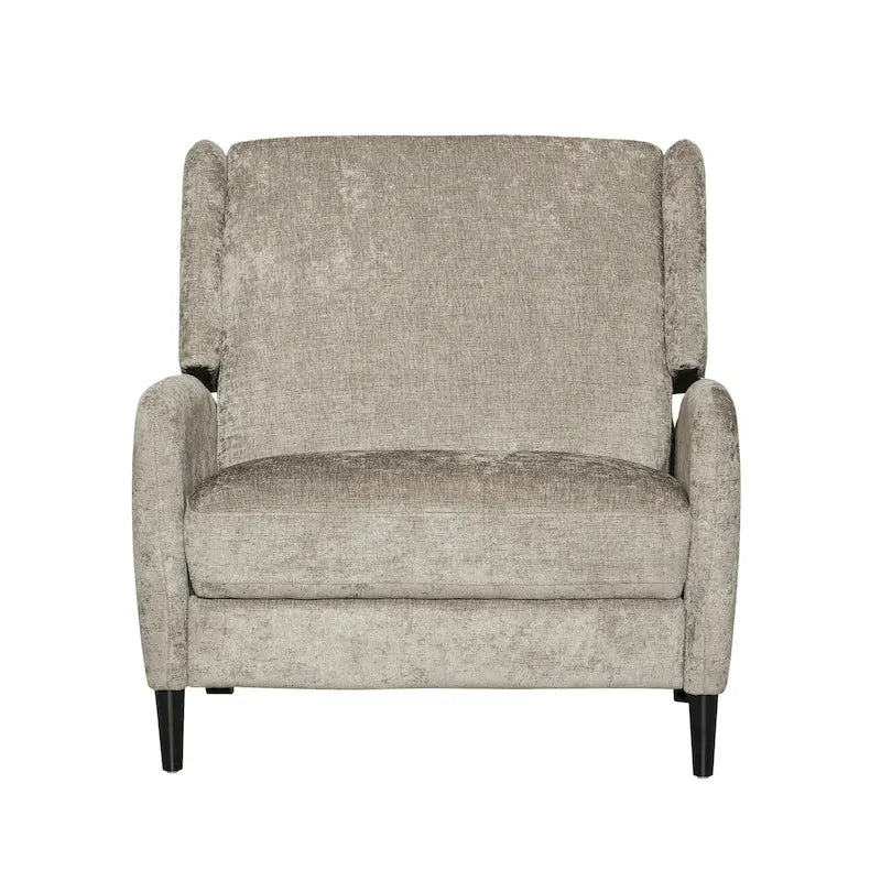 Fauteuil inclinable en tissu texturé surdimensionné, Fauteuil inclinable confortable pour le salon