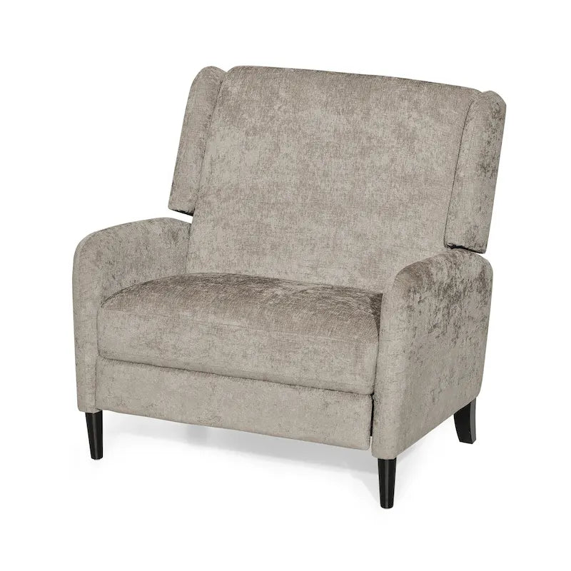 Fauteuil inclinable en tissu texturé surdimensionné, Fauteuil inclinable confortable pour le salon