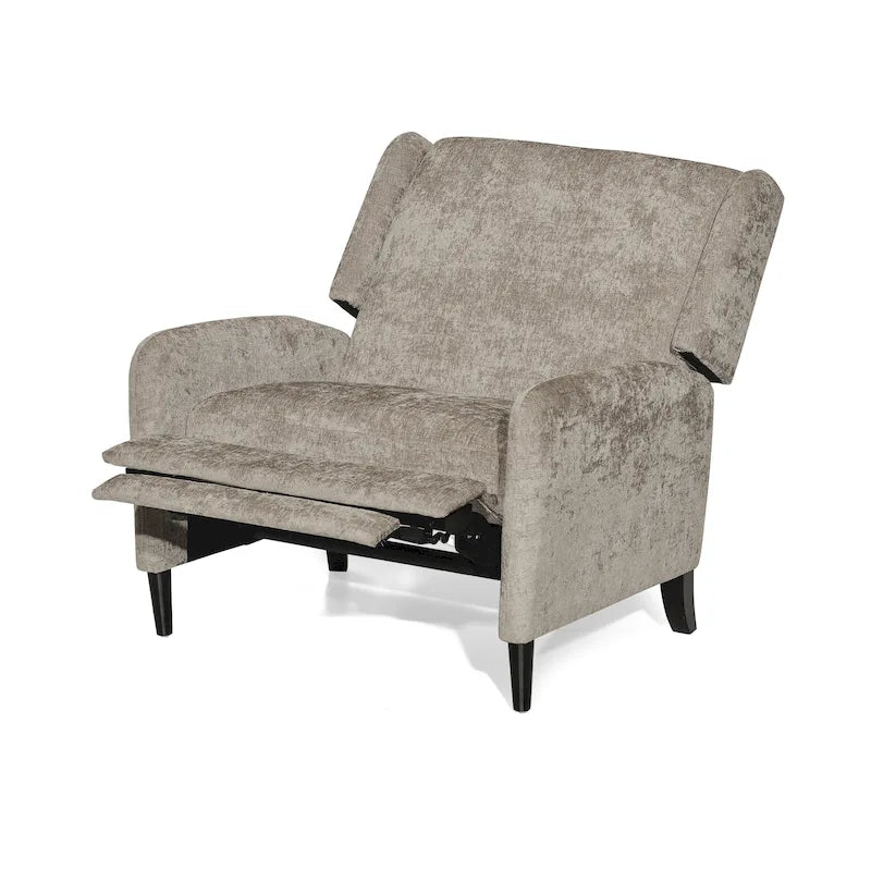 Fauteuil inclinable en tissu texturé surdimensionné, Fauteuil inclinable confortable pour le salon