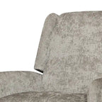Fauteuil inclinable en tissu texturé surdimensionné, Fauteuil inclinable confortable pour le salon