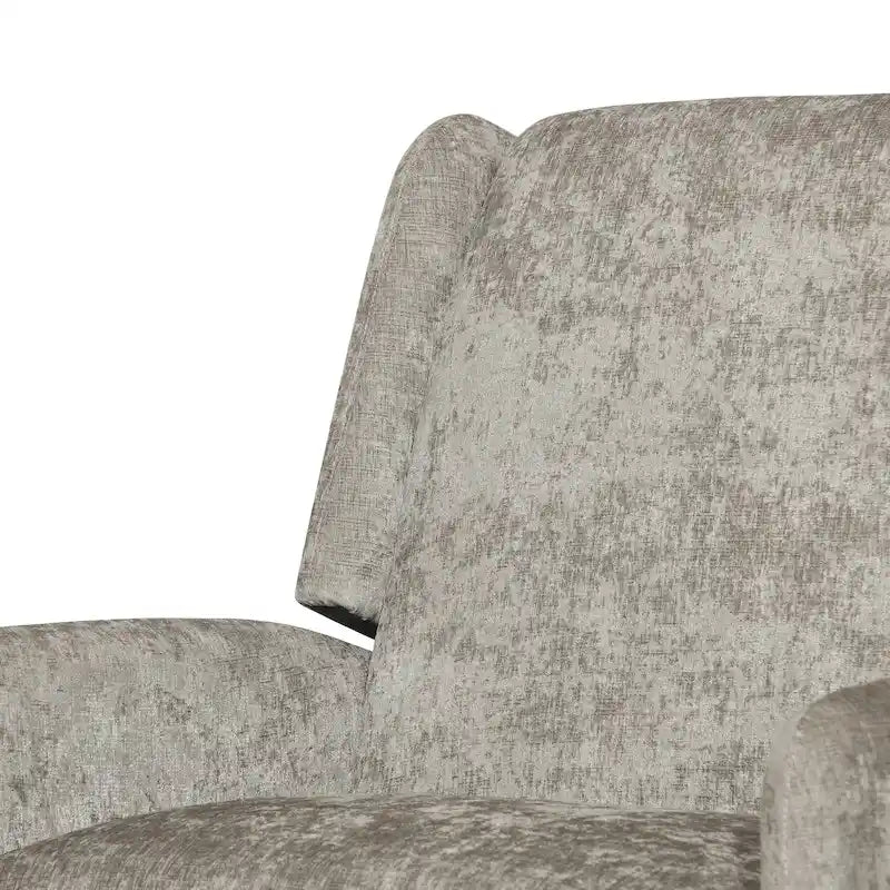 Fauteuil inclinable en tissu texturé surdimensionné, Fauteuil inclinable confortable pour le salon