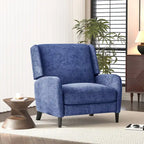 Fauteuil inclinable en tissu texturé surdimensionné, Fauteuil inclinable confortable pour le salon
