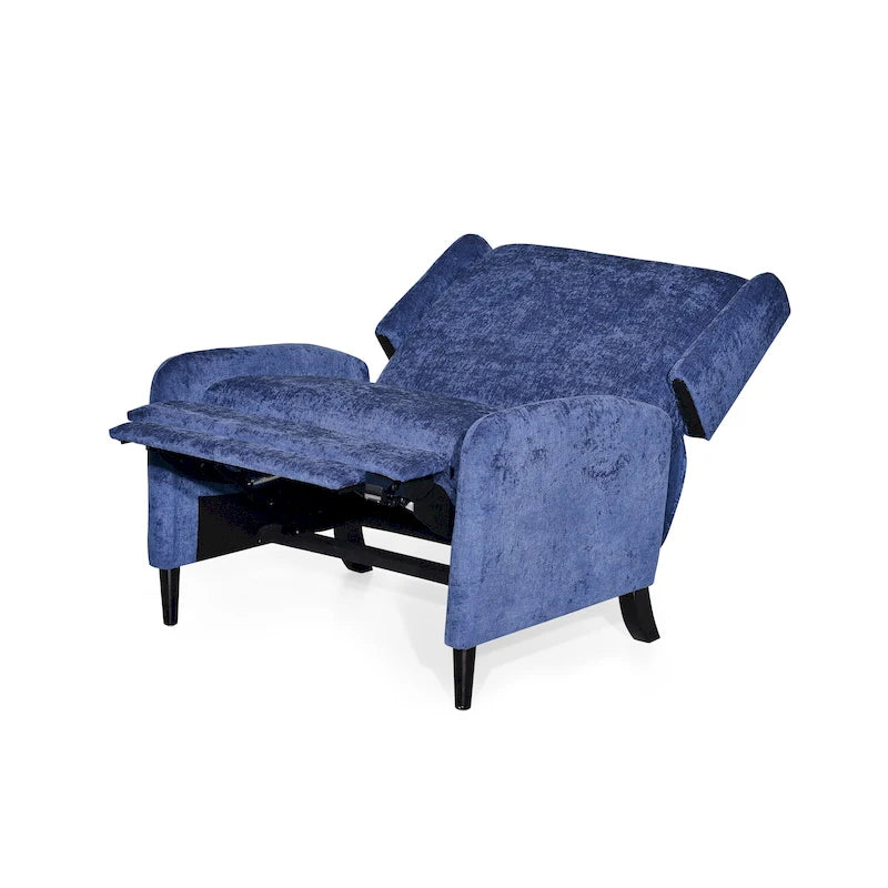 Fauteuil inclinable en tissu texturé surdimensionné, Fauteuil inclinable confortable pour le salon