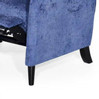 Fauteuil inclinable en tissu texturé surdimensionné, Fauteuil inclinable confortable pour le salon