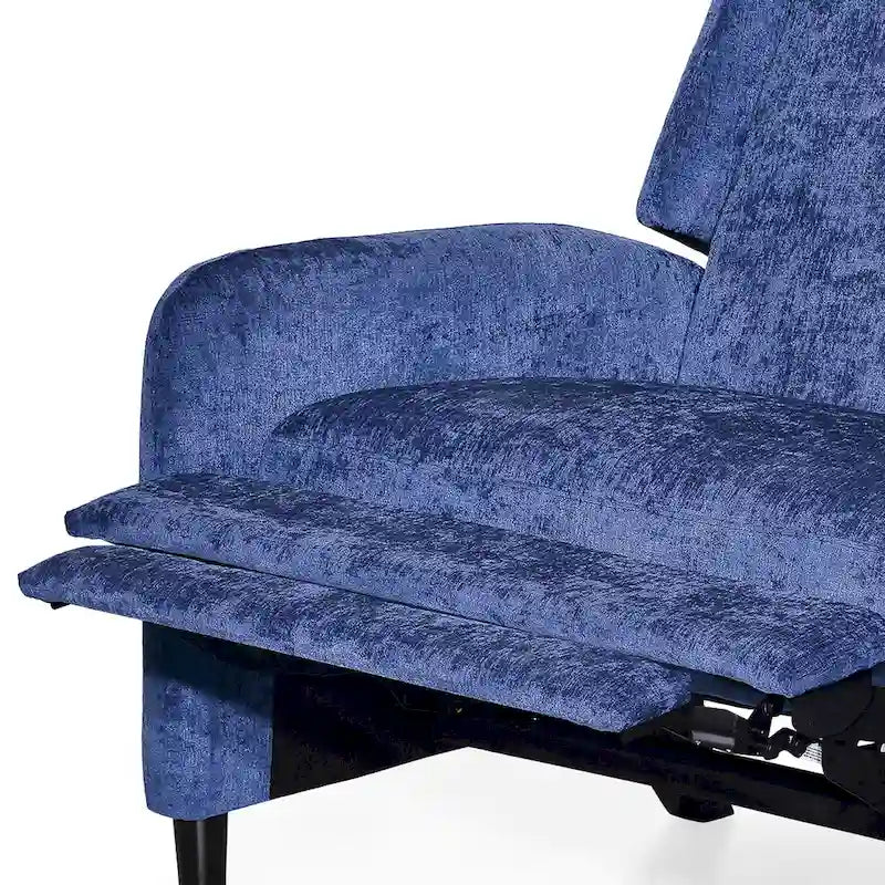 Fauteuil inclinable en tissu texturé surdimensionné, Fauteuil inclinable confortable pour le salon