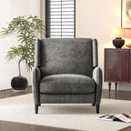 Fauteuil inclinable en tissu texturé surdimensionné, Fauteuil inclinable confortable pour le salon