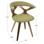 Fauteuil d'appoint moderne du milieu du siècle