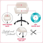 Chaise de bureau rembourrée