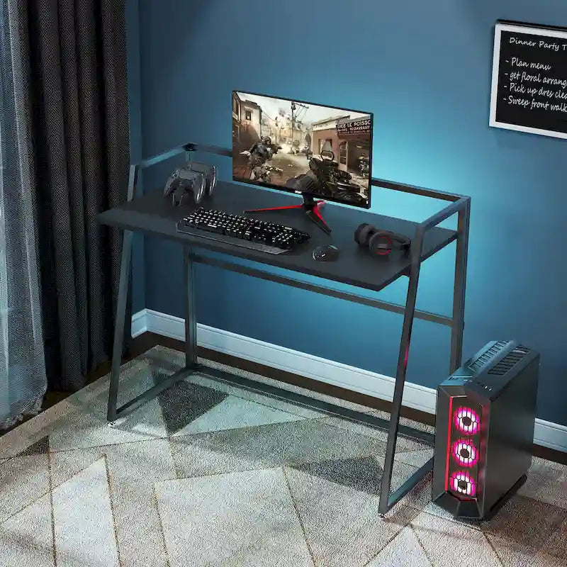 Bureau pliable ergonomique sans assemblage