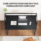 Bureau pliable ergonomique sans assemblage