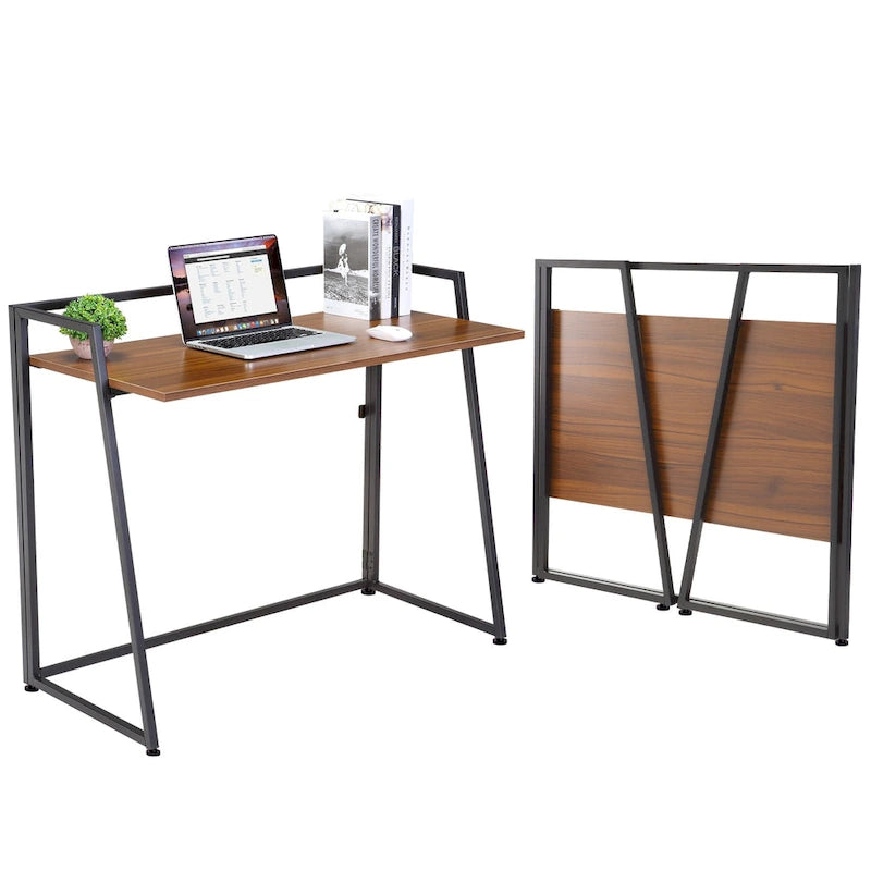 Bureau pliable ergonomique sans assemblage