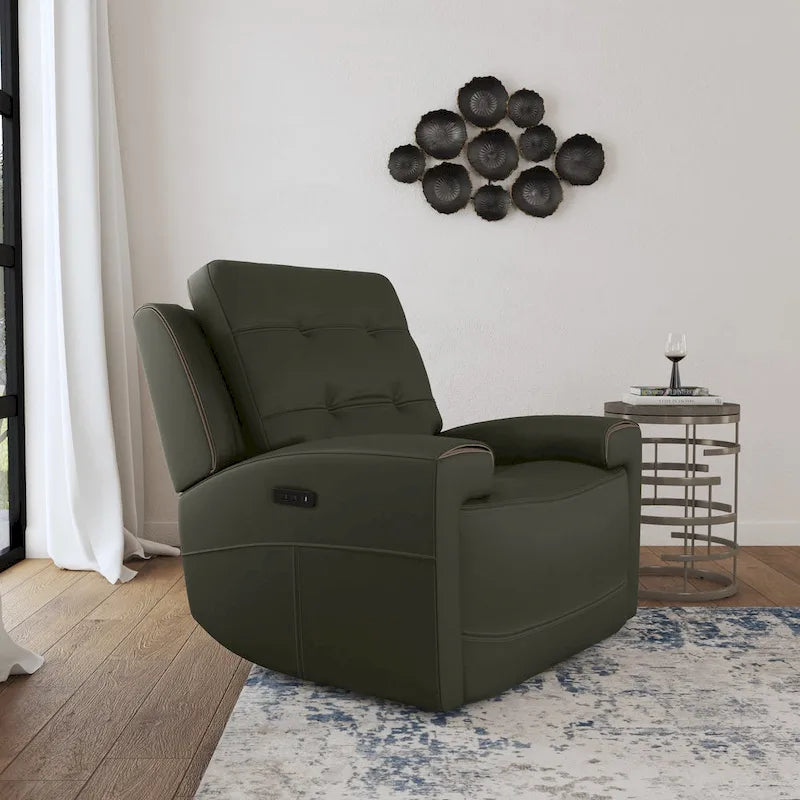 Fauteuil inclinable électrique avec appuie-tête motorisé