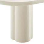 Table à manger ovale en béton 72