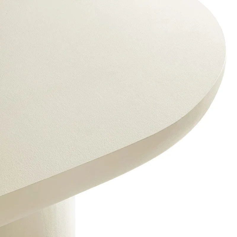 Table à manger ovale en béton 72