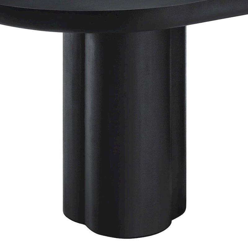 Table à manger ovale en béton 72
