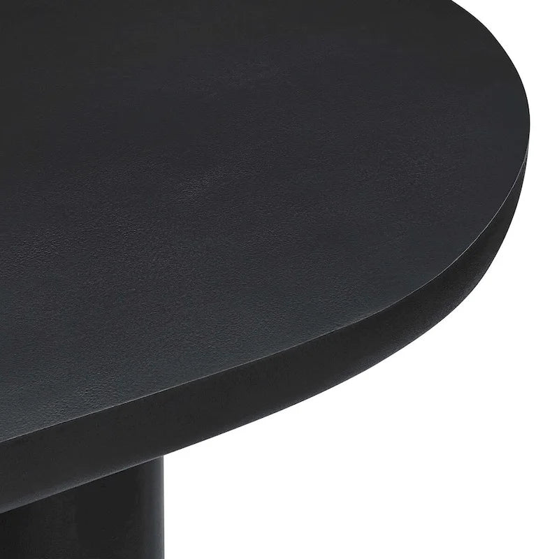Table à manger ovale en béton 72